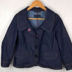 Escada Sport Denim Jacket Size 40 Blue #186